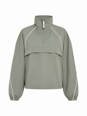 Windbreaker Half Zip Khaki