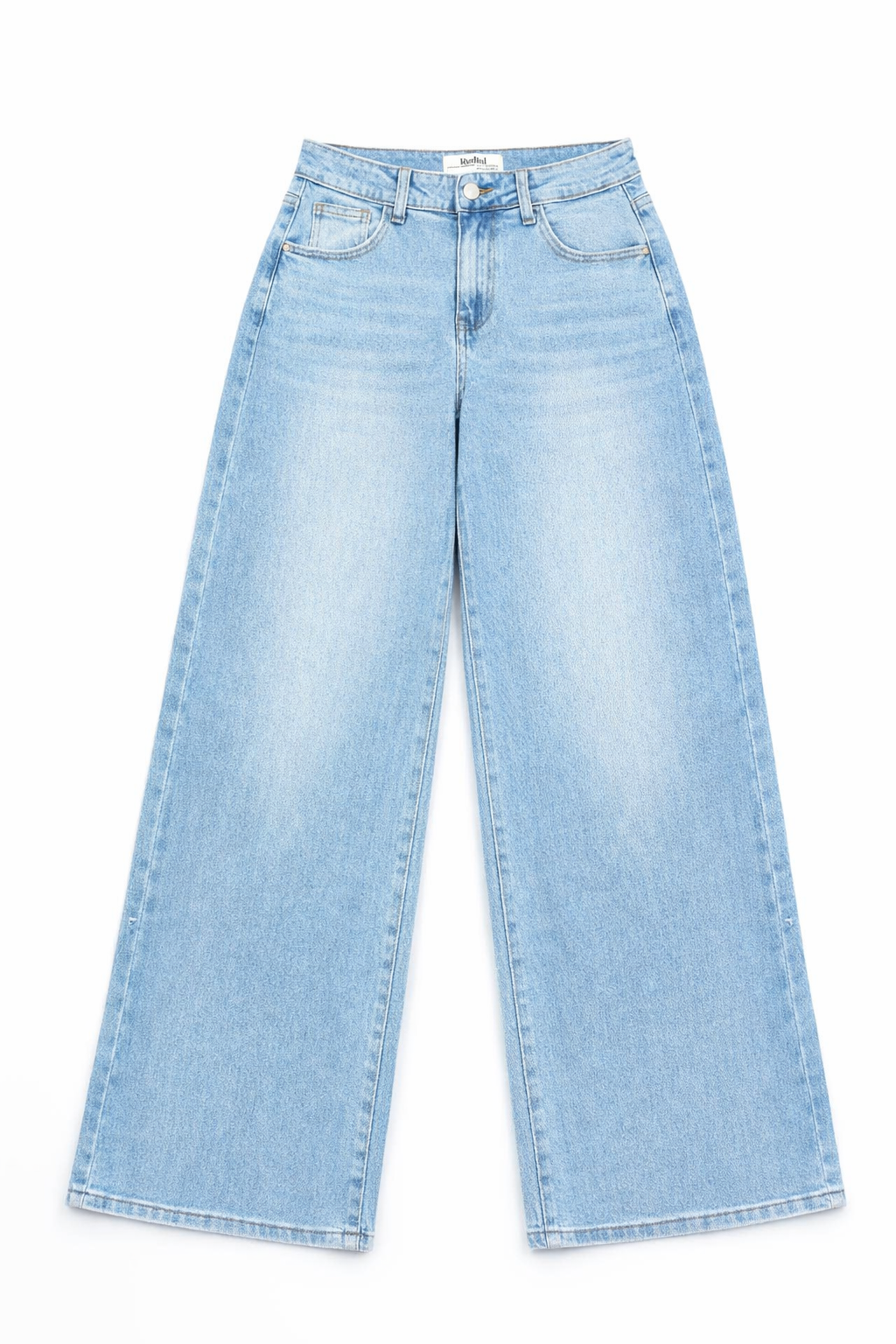 Jeans Wide Leg Stretch Licht Blauw 7386
