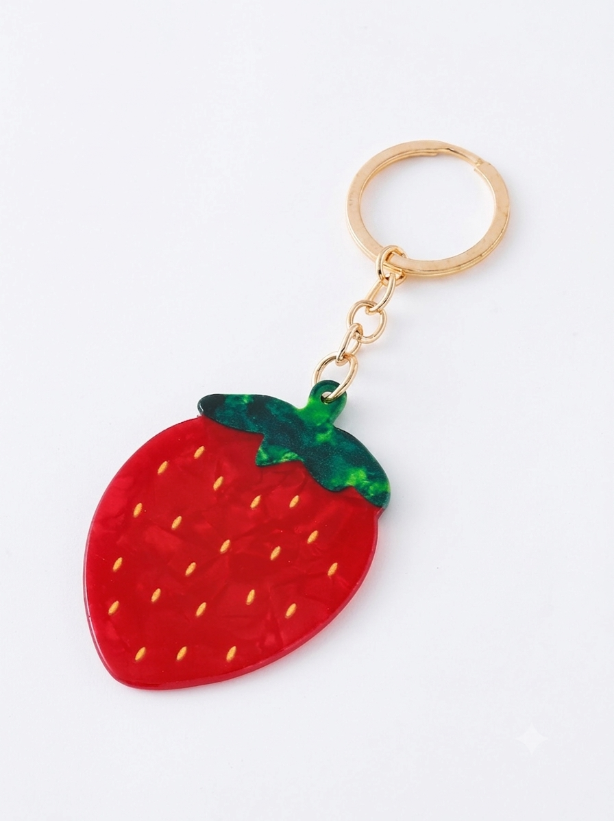 Sleutelhanger Aardbei