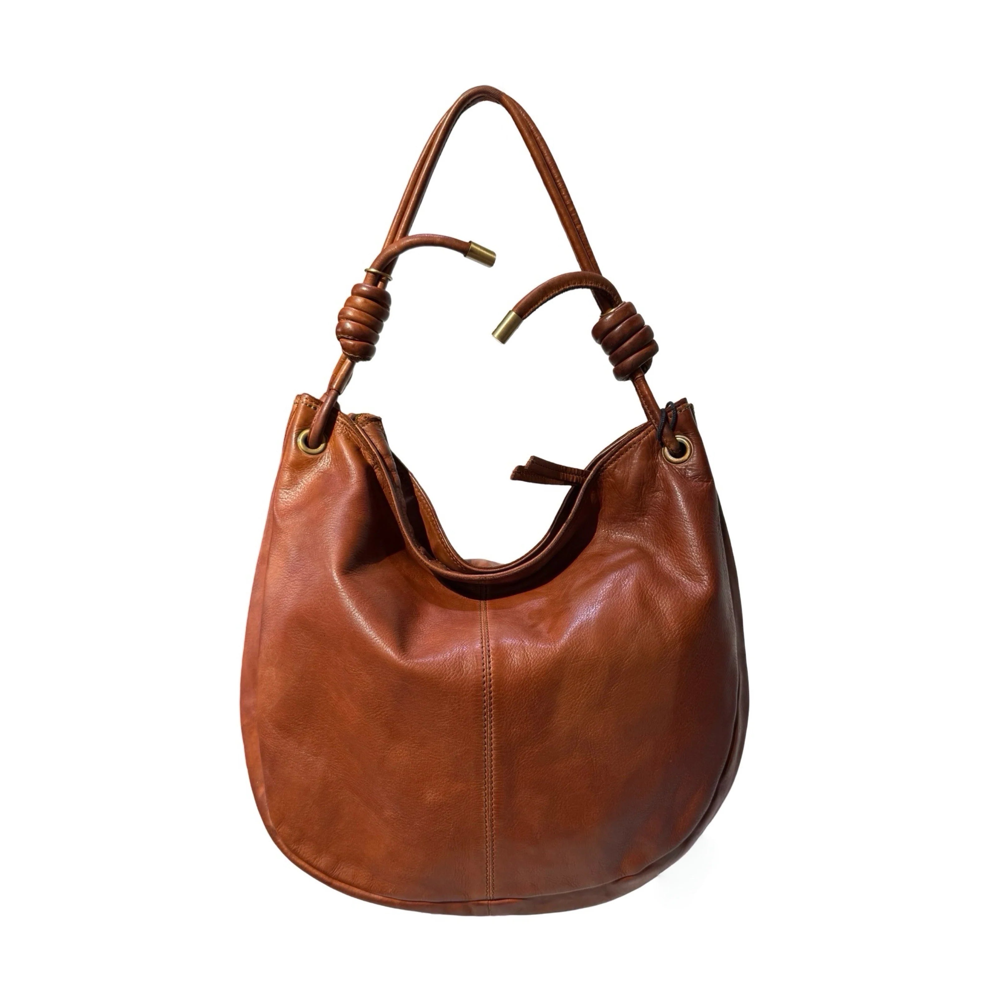 Leren Tas Cognac
