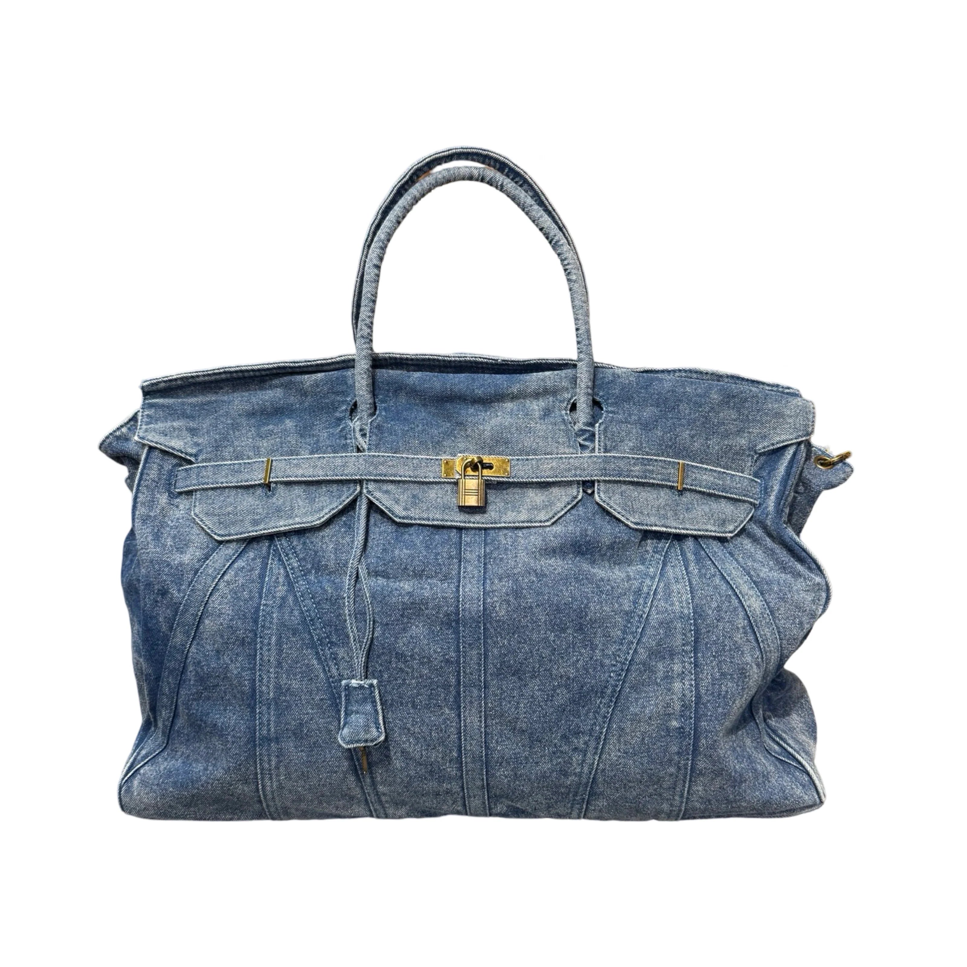 Weekend Tas Denim Blauw