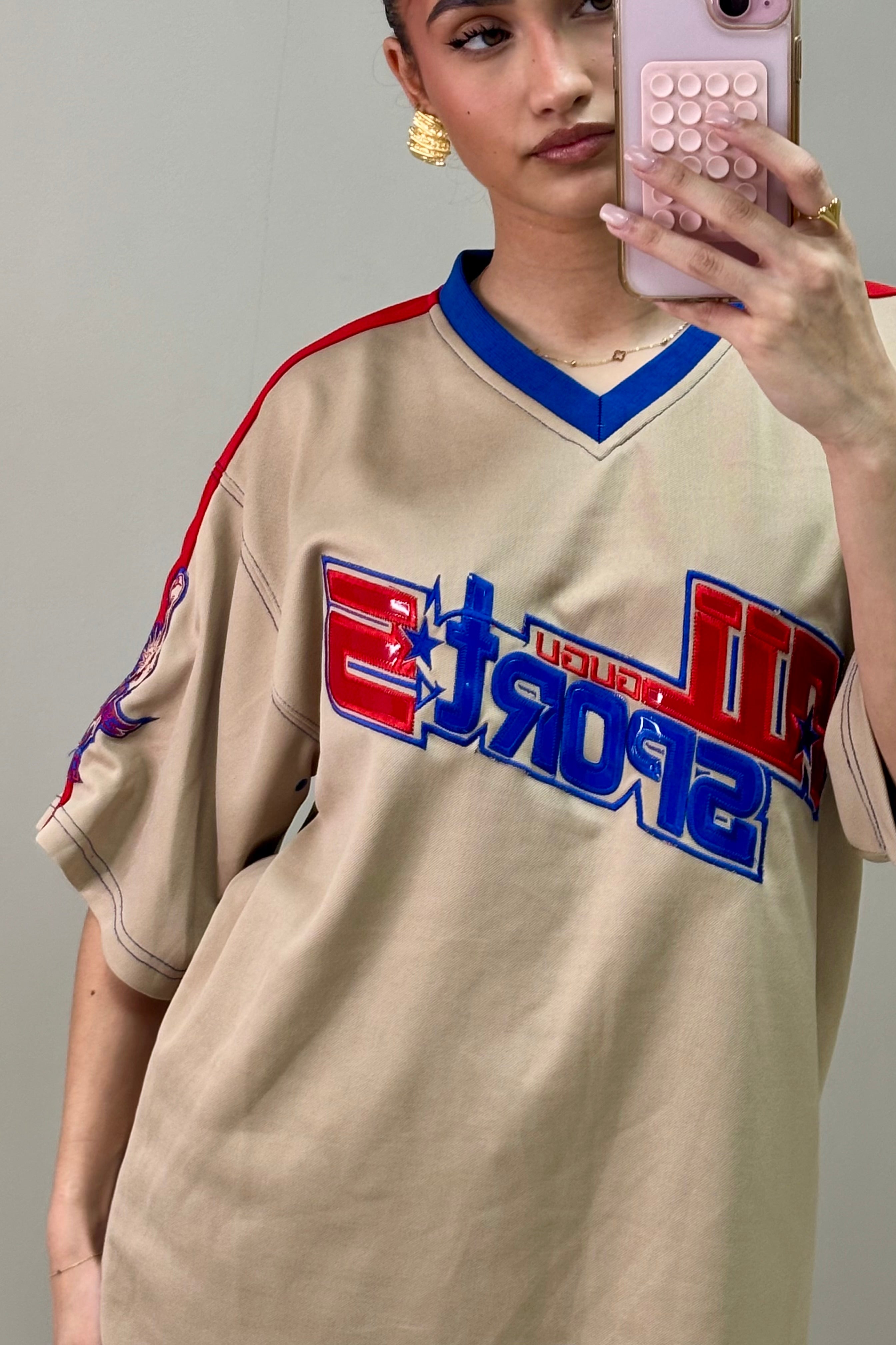 Vintage Sport Shirt Beige
