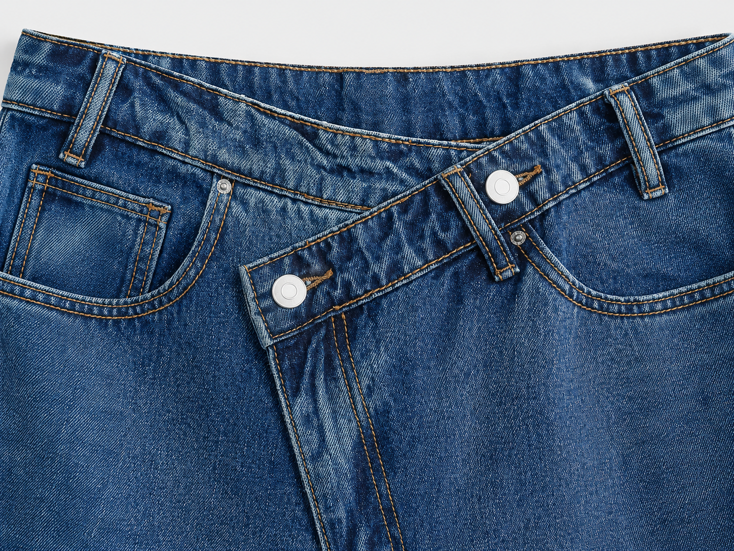 Bermuda Asymmetrische Knoop Blauw
