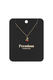 Ketting cherry love goud ketting kleine kers stainless steel waterproof Yehwang Ladylike Fashion