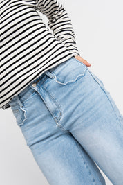 Jeans Wide Leg Stretch Licht Blauw 9197