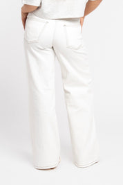 Jeans Wide Leg Stretch Wit 9207-7