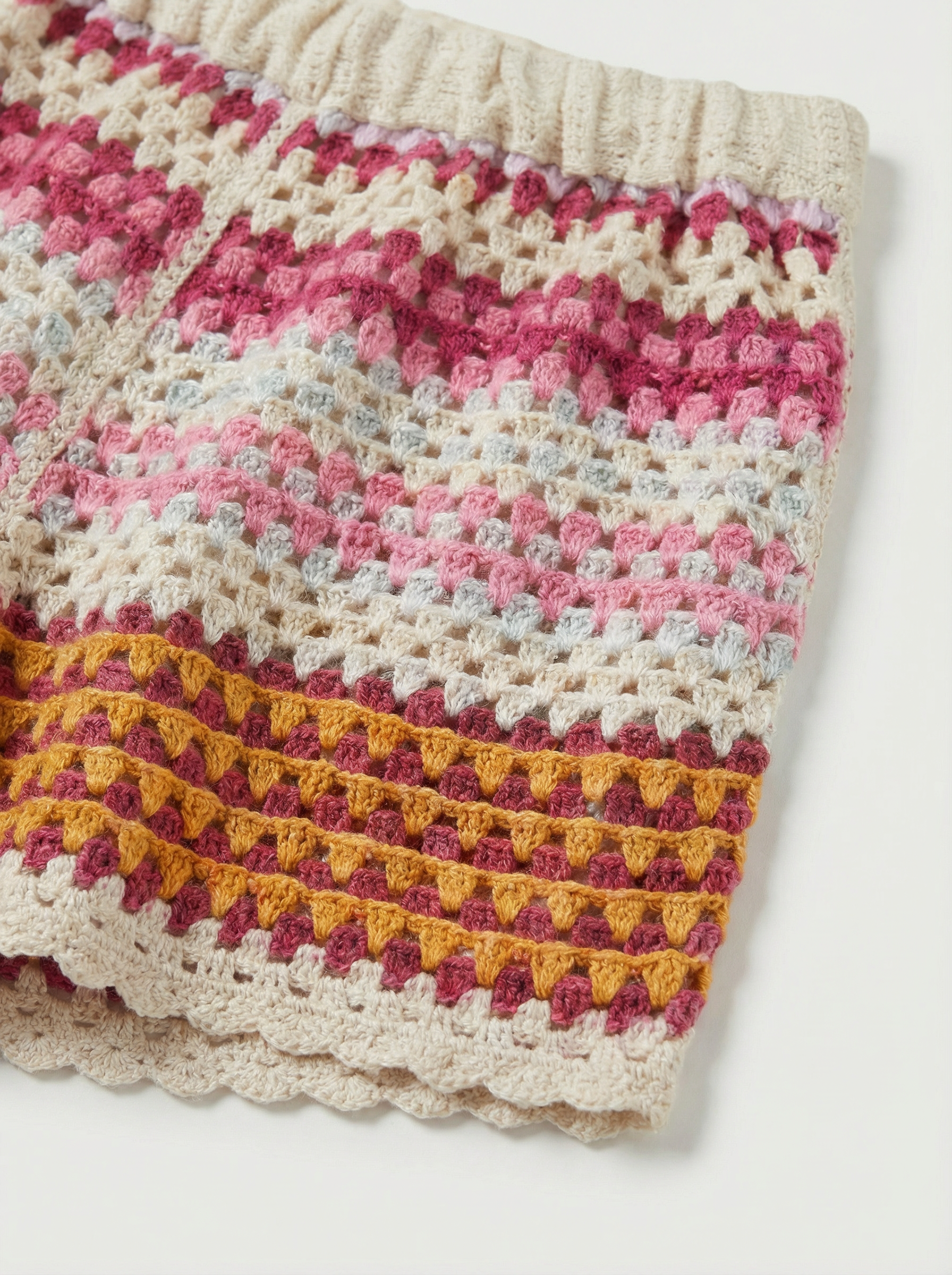 Short Gehaakt Oranje