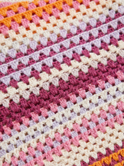 Top Lange Mouwen Gehaakt Oranje