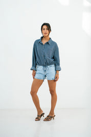 Denim Short Licht Blauw 3502