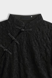 Top Kant Chinese Sluiting Zwart