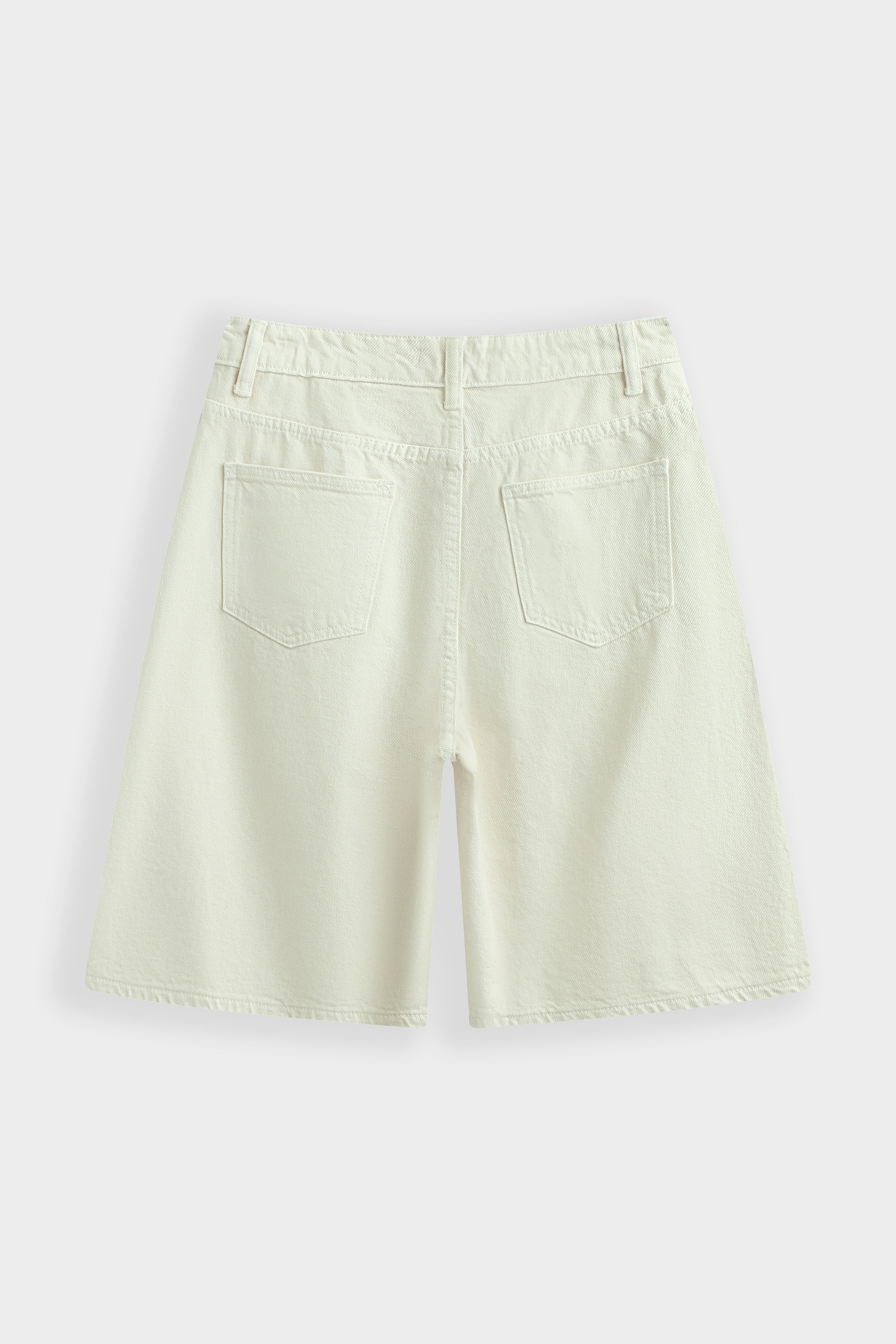 Bermuda Asymmetrische Knoop Beige