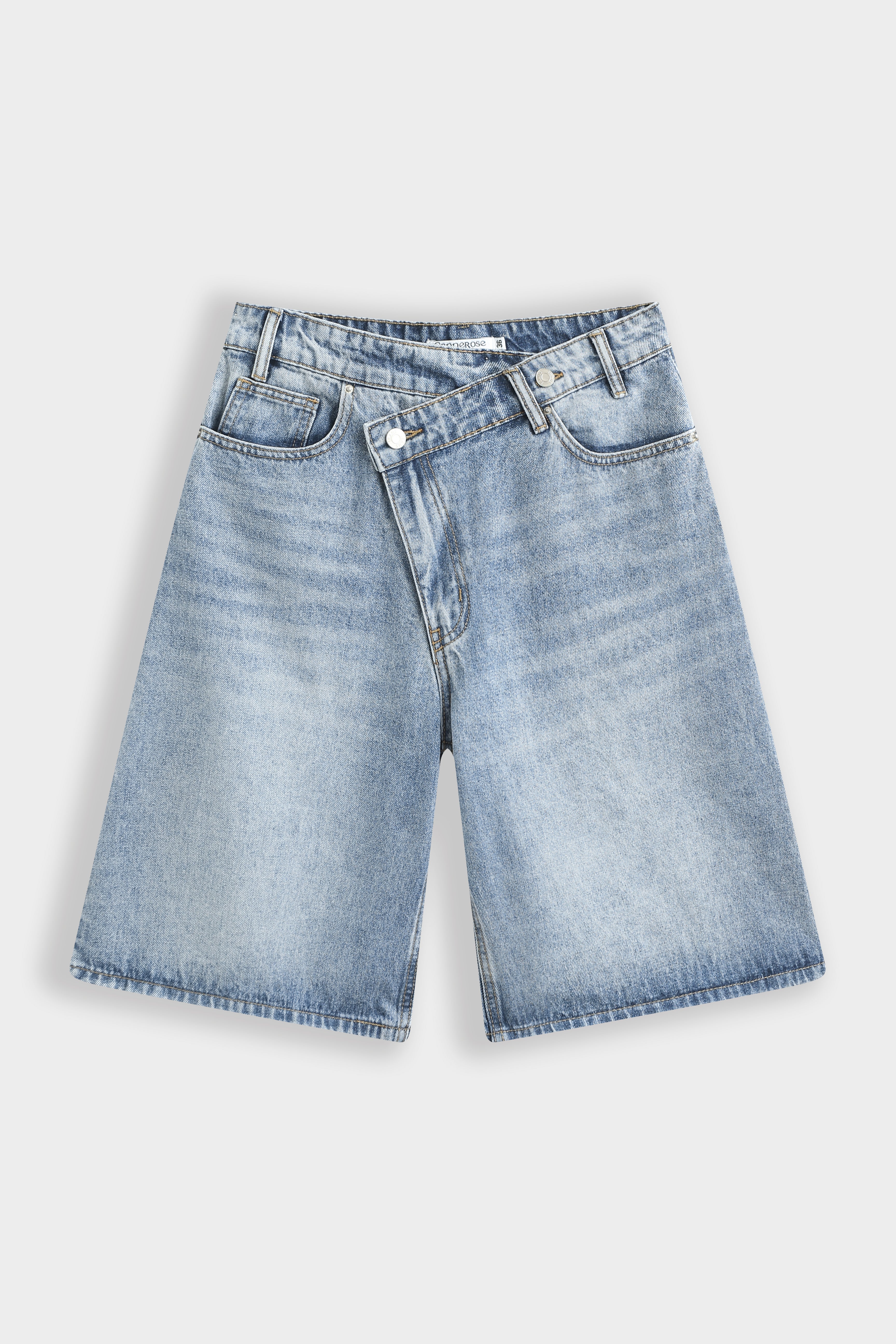 Bermuda Asymmetrische Knoop Licht Blauw