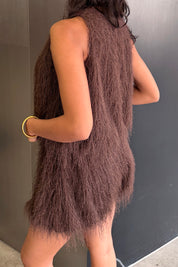Skort Fluffy Bruin