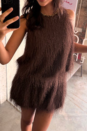 Skort Fluffy Bruin