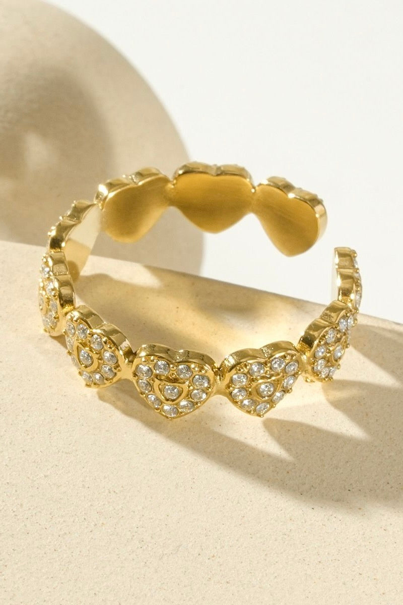 Ring Hearts Goud