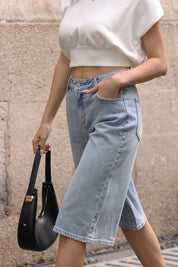 Jorts Denim Licht Blauw