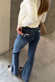 Bootcut Flare Stretch Jeans Wings 5102-1