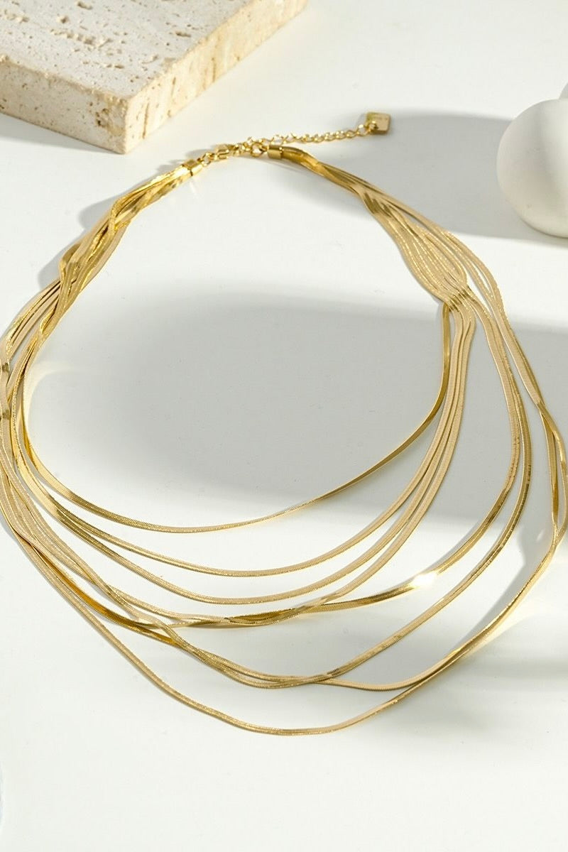 Ketting Multi Layers Goud