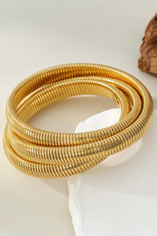 Armband Triple Spiral Goud