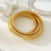 Armband Triple Spiral Goud