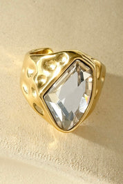 Ring Grote Steen Goud