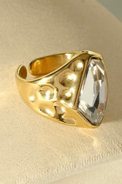 Ring Grote Steen Goud