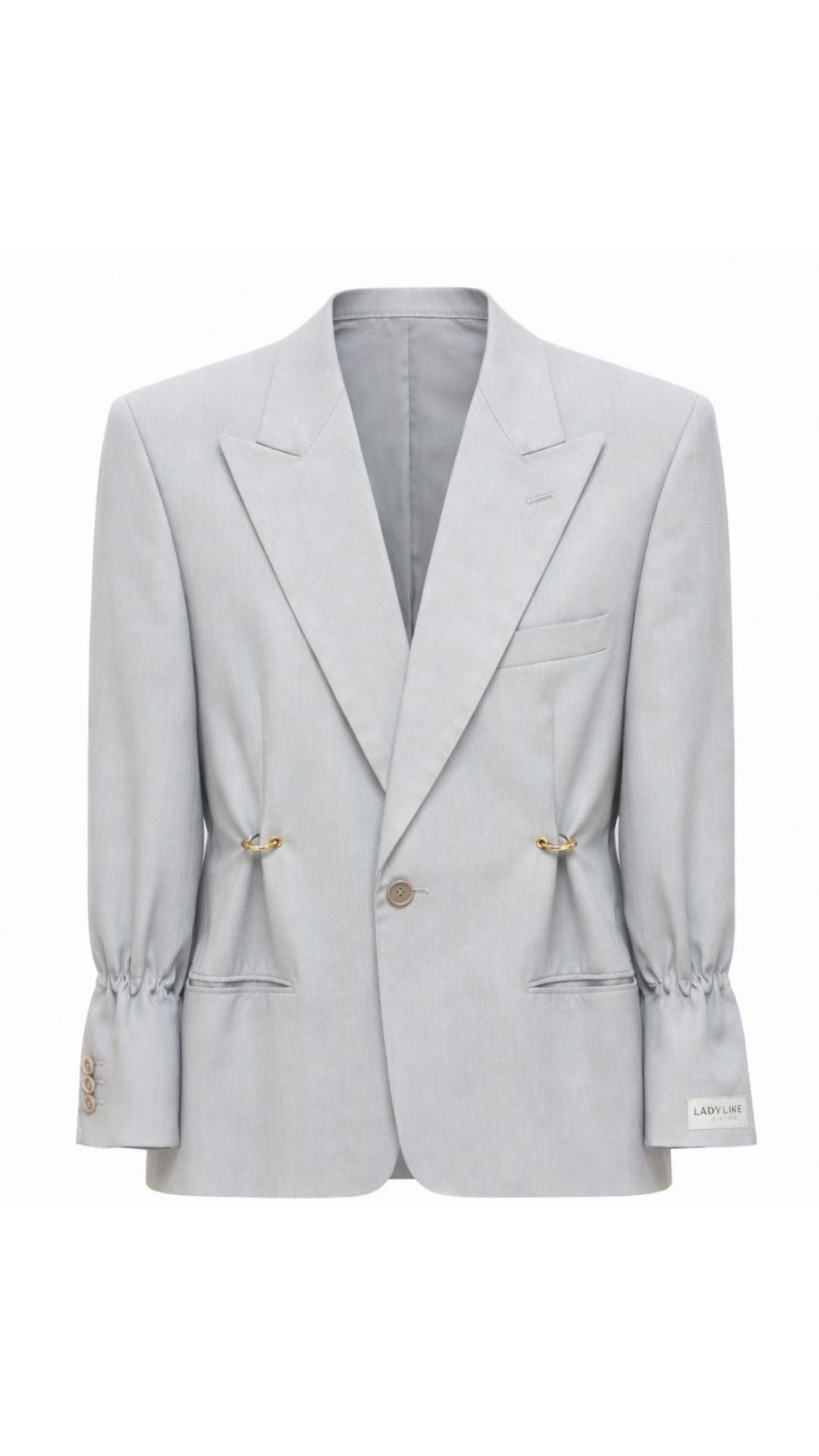 Atelier Series Reworked Designer Blazer Licht Grijs