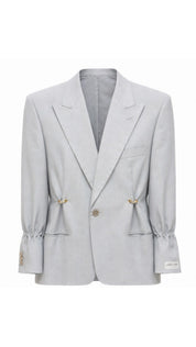 Atelier Series Reworked Designer Blazer Licht Grijs