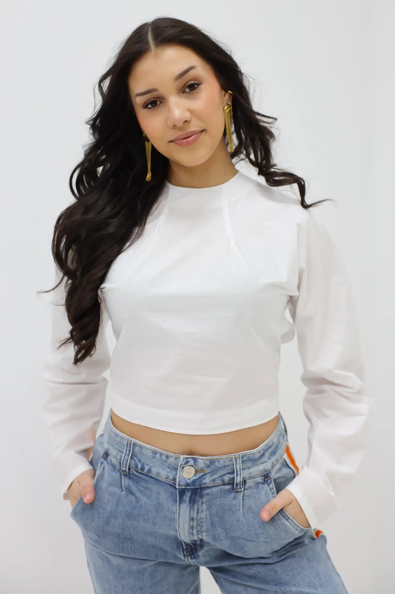 Shop Nu De Open Rug Blouse Wit Met Uniek Detail Aan De Achterkant