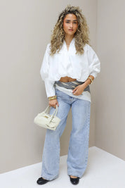  Sjaal motief zwart wit trend als riem  punt sjaal riem dames