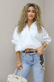 Smalle sjaal gestreept zwart goud sjaal als riem