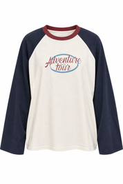 T-Shirt Longsleeve Adventure Crème