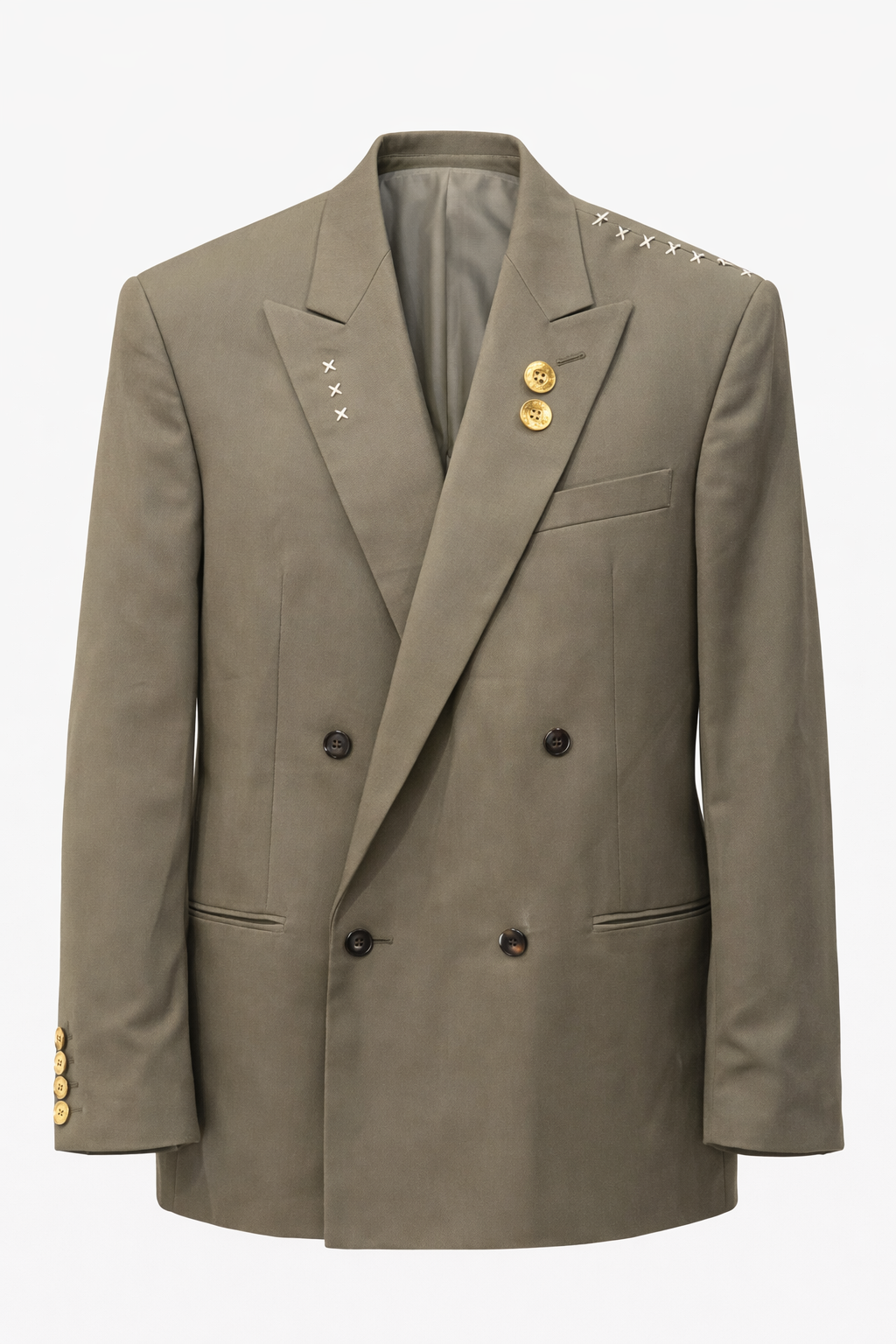 Productbeeld van Atelier Series reworked blazer in groene tint