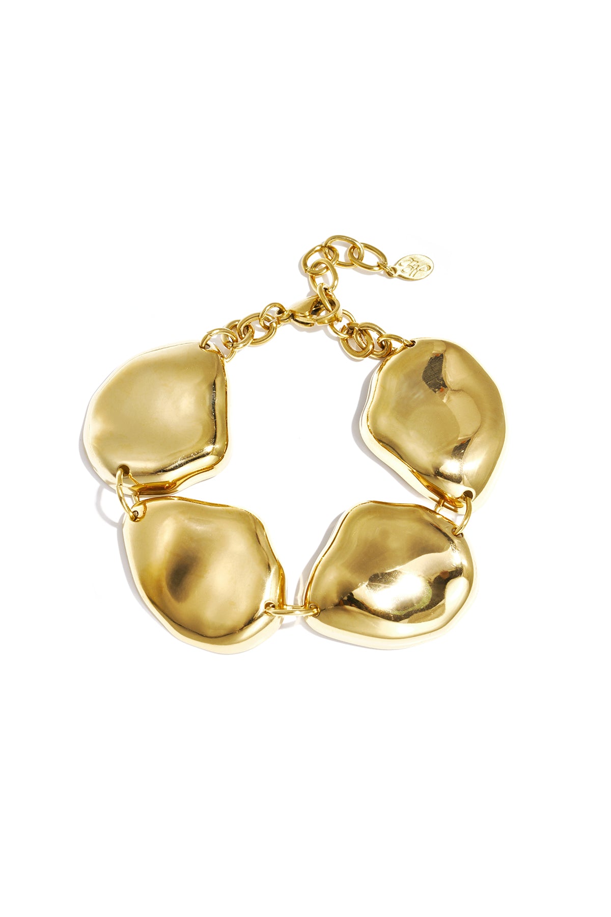 Armband Organische Vorm Goud