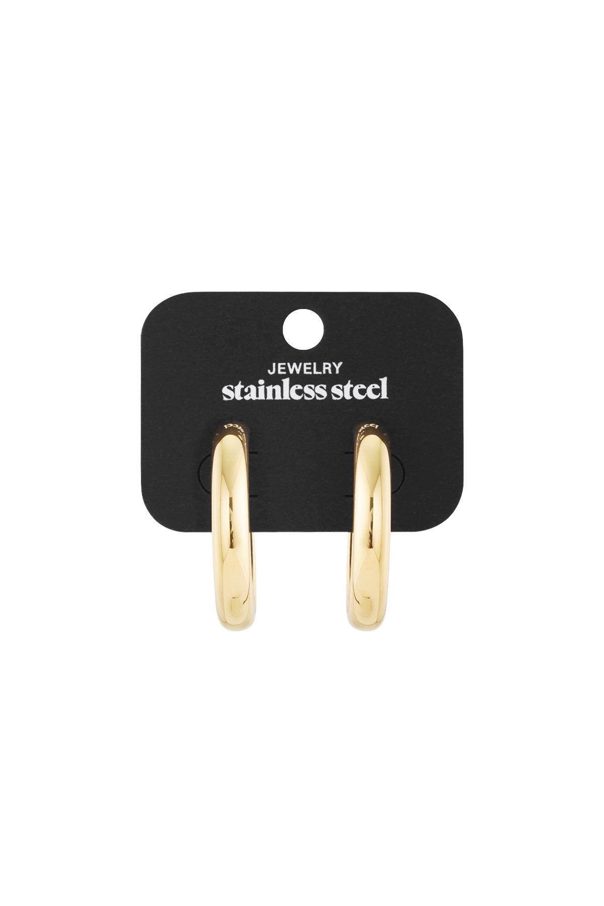 Oorbellen Halo Hoops Goud