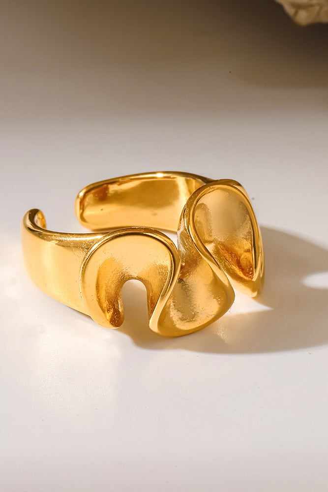 Ring Onregelmatige Vorm Goud