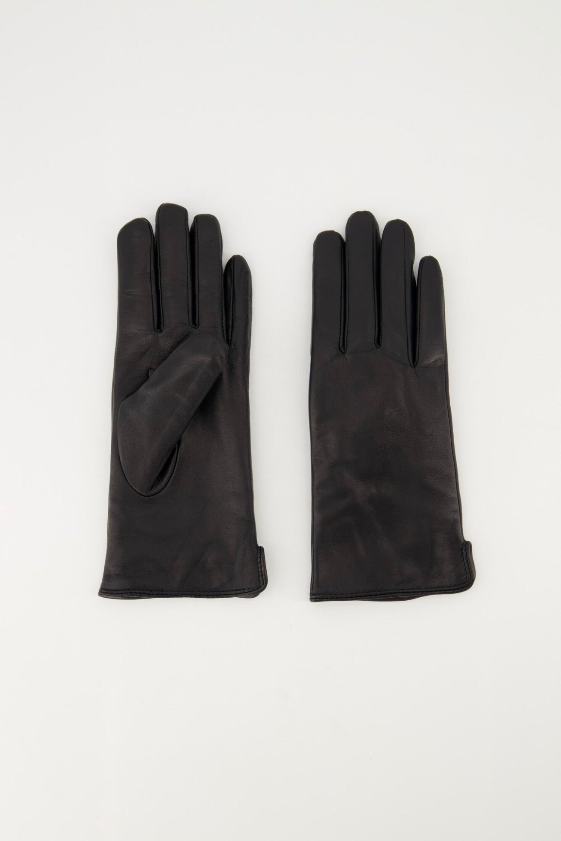 handschoenen leer zwart leer dames productfoto ladylike