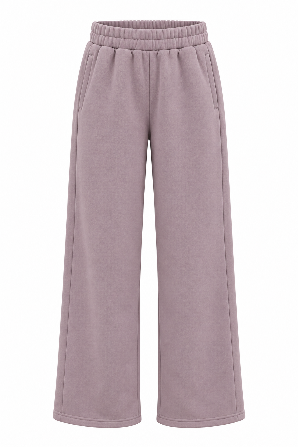 Jogger Straight Fit Violet dames met elastische tailleband en rechte pijpen