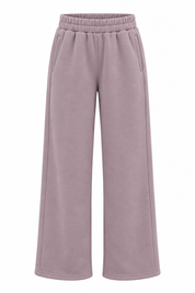 Jogger Straight Fit Violet dames met elastische tailleband en rechte pijpen