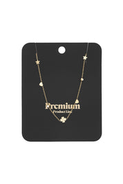 ketting gleaming wish goud klavertje vier ketting stainless steel waterproof yehwang ladylike fashion