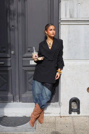 laarzen franjés taupe laarzen taupe draagfoto ladylike