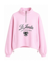 Sweater Rits Le Jardin Roze