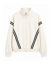 Vest Strepen Beige