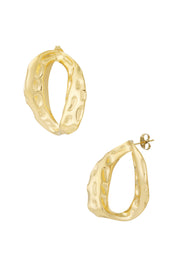 oorbellen letter o goud stainless steel oorbellen productfoto ladylike fashion