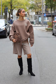 Sweater Paris Club Taupe