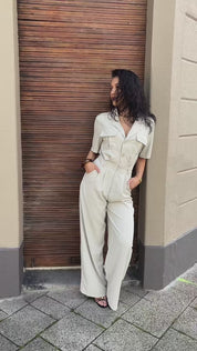 Jumpsuit Casual Beige