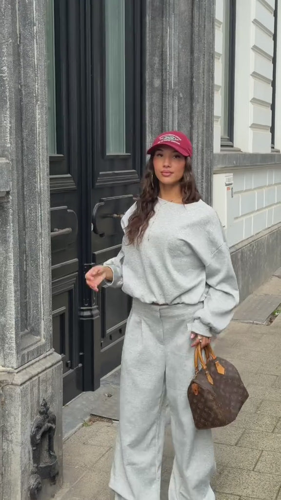 Comfy Sweater Set Grijs