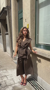 Culotte Pantalon Taupe