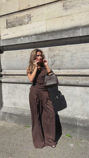 Top Overslag Donker Bruin