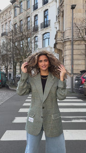 Atelier Series Reworked Blazer Groen